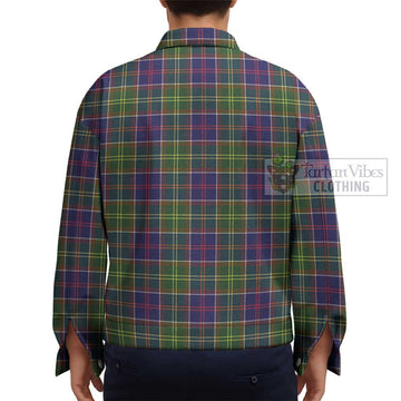 Whitefoord Tartan Unisex Lapel Cotton Jacket - Tartan Vibes Clothing