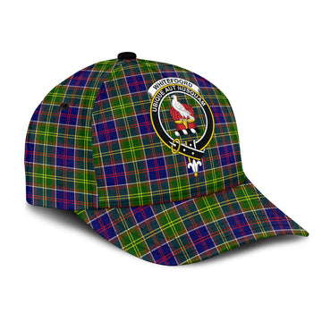 Whitefoord Modern Tartan Classic Cap with Family Crest