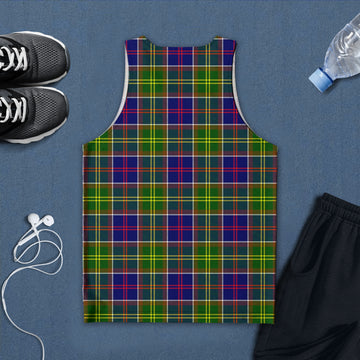Whitefoord Modern Tartan Mens Tank Top with Family Crest