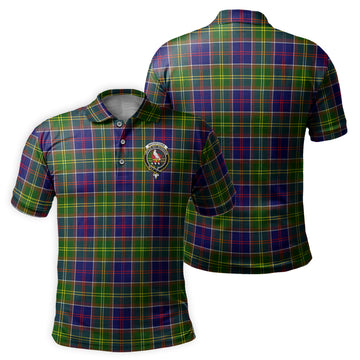 Whitefoord Modern Tartan Men's Polo Shirt with Family Crest