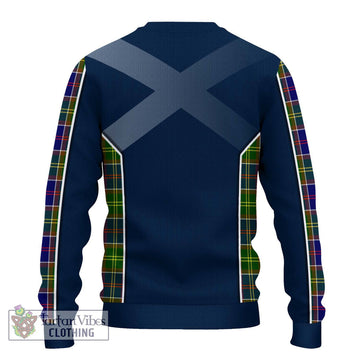 Whitefoord Tartan Ugly Sweater with Family Crest and Lion Rampant Vibes Sport Style - Tartan Vibes Clothing