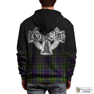 Whitefoord Tartan Hoodie Featuring Alba Gu Brath Family Crest Celtic Inspired - Tartan Vibes Clothing