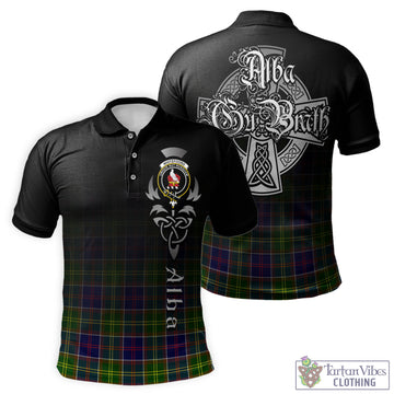 Whitefoord Tartan Polo Shirt Featuring Alba Gu Brath Family Crest Celtic Inspired - Tartan Vibes Clothing