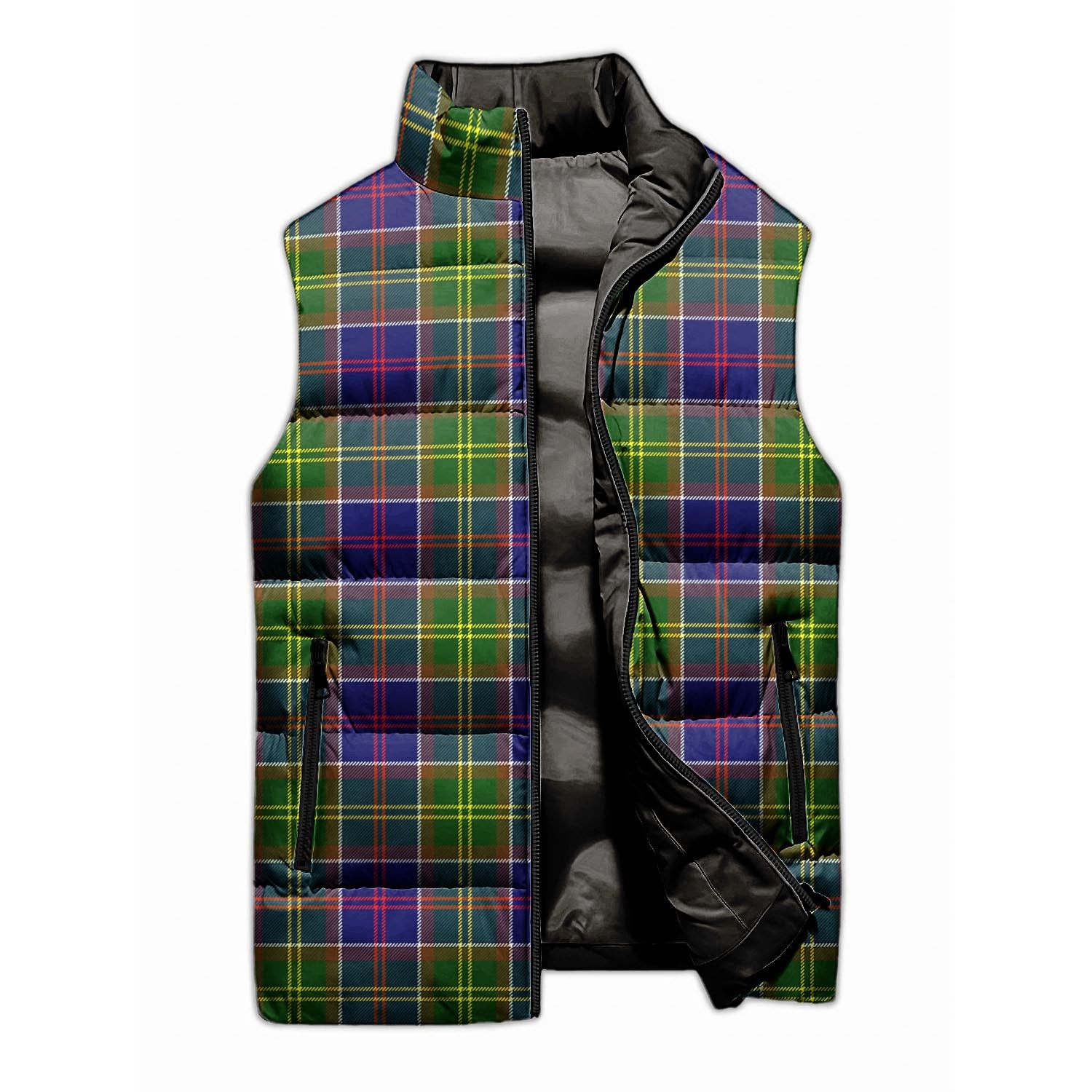 Whitefoord Tartan Sleeveless Puffer Jacket Unisex M - Tartan Vibes Clothing