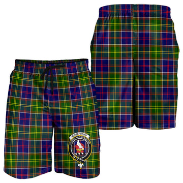Whitefoord Tartan Mens Shorts with Family Crest - Tartan Vibes Clothing