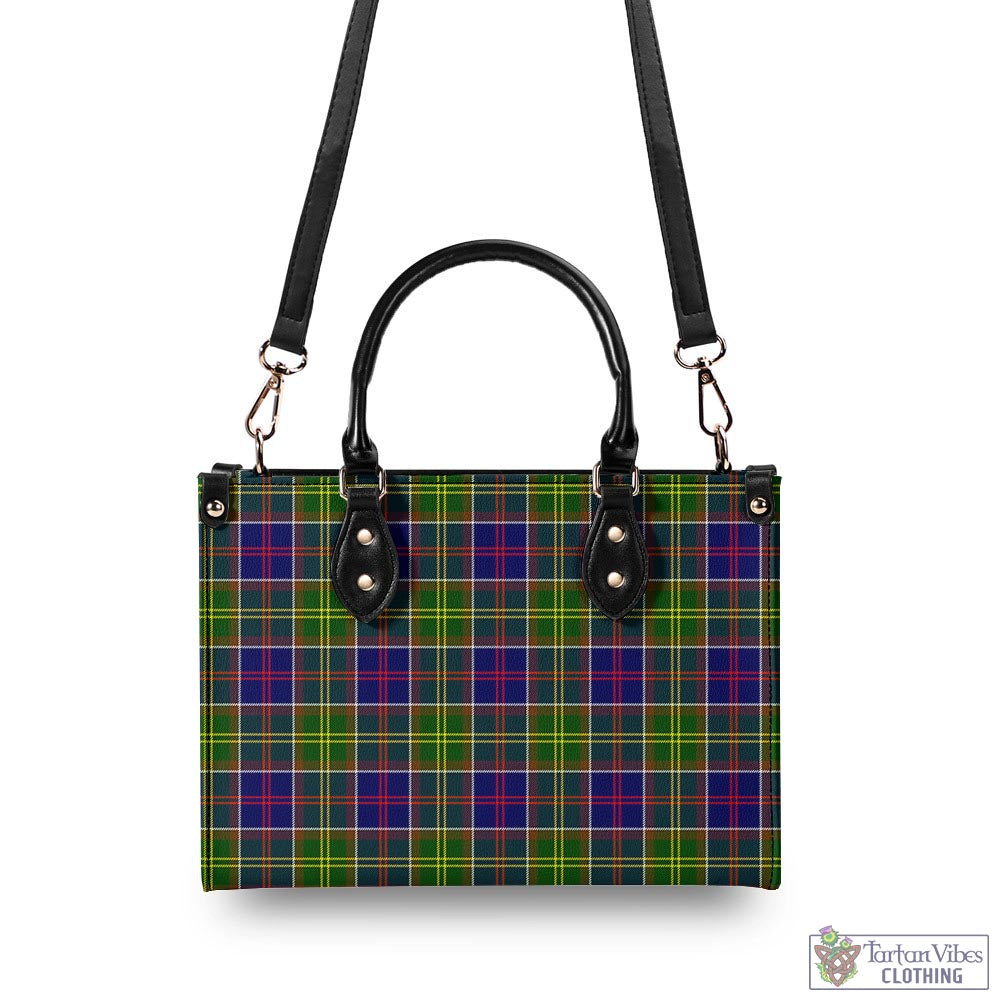 Whitefoord Tartan Luxury Leather Handbags - Tartan Vibes Clothing