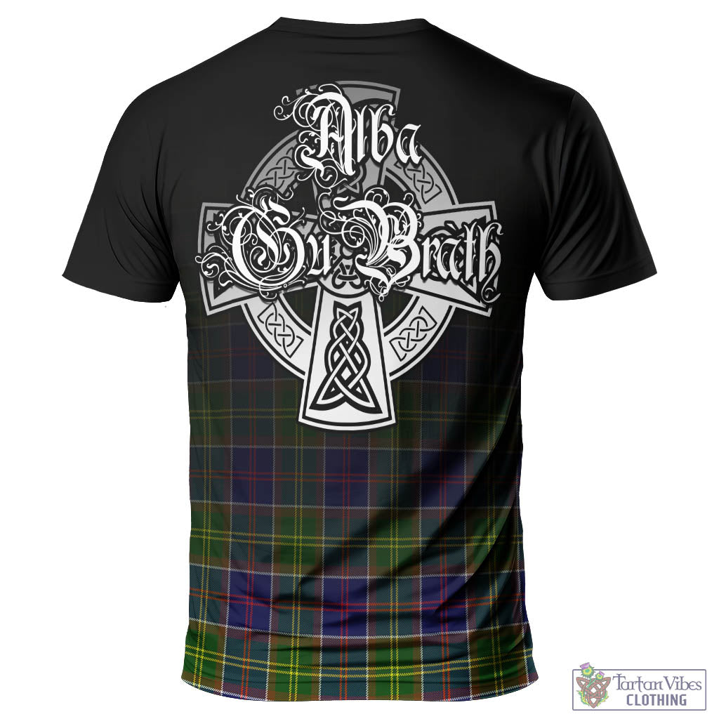 Tartan Vibes Clothing Whitefoord Modern Tartan T-Shirt Featuring Alba Gu Brath Family Crest Celtic Inspired