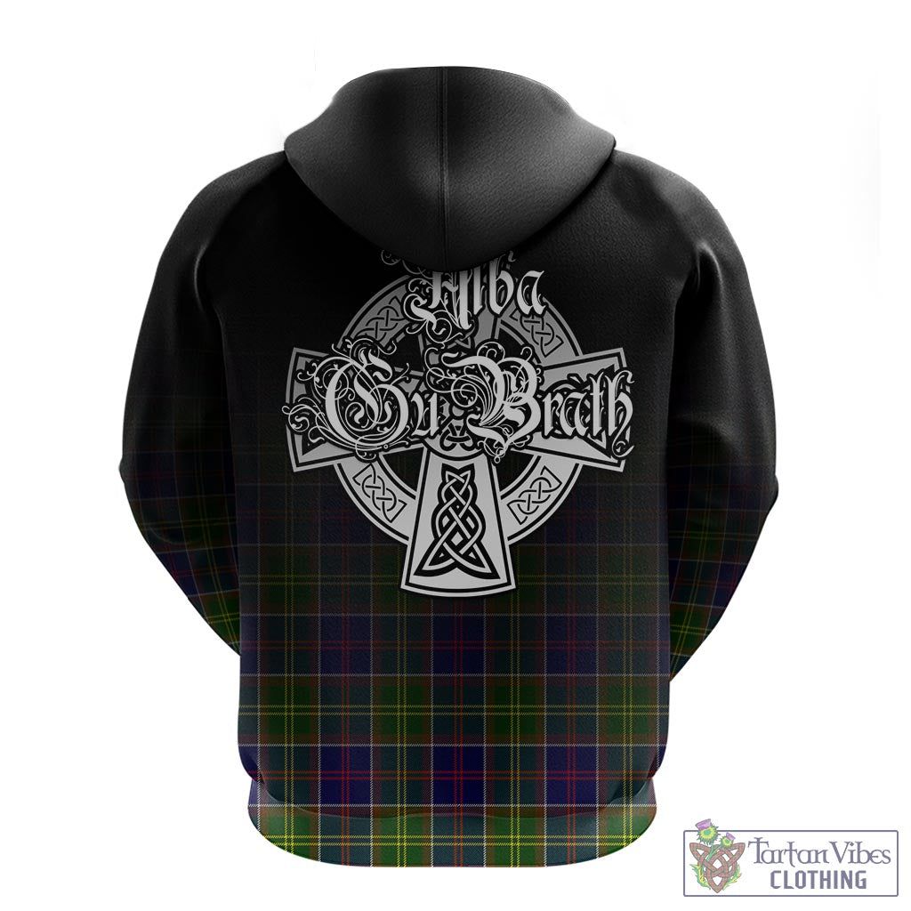 Whitefoord Tartan Hoodie Featuring Alba Gu Brath Family Crest Celtic Inspired - Tartan Vibes Clothing