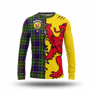 Whitefoord Tartan Family Crest Long Sleeve T-Shirt Lion Rampant Honor - Tartan Vibes Clothing