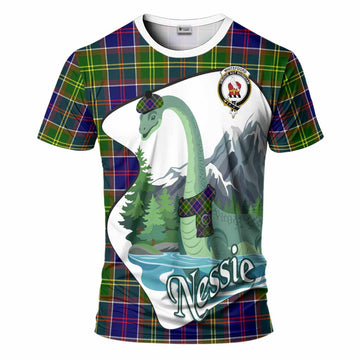 Whitefoord Tartan Family Crest T-Shirt Nessie Scottish Loch Ness Monster