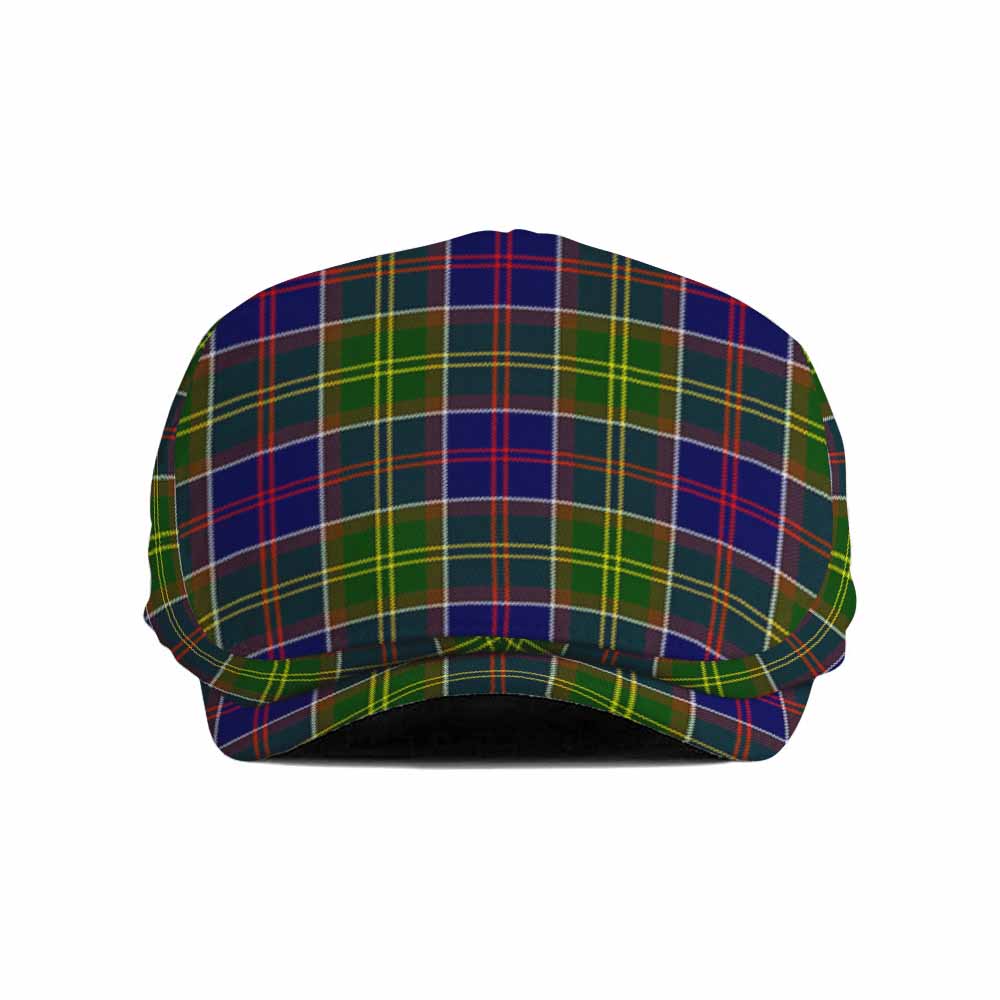 Whitefoord Tartan Jeff Cap, Tartan Flat Cap