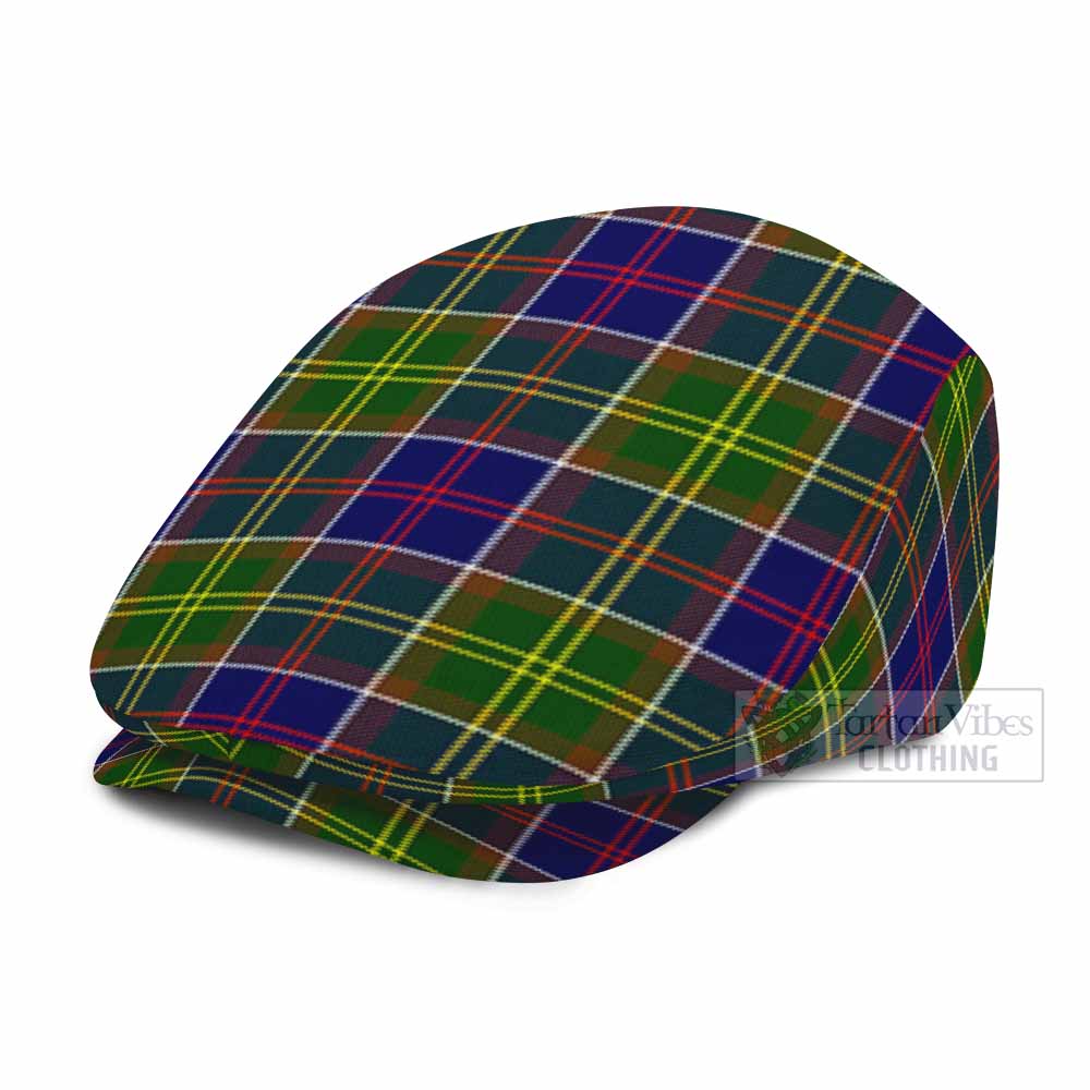Whitefoord Tartan Jeff Cap, Tartan Flat Cap