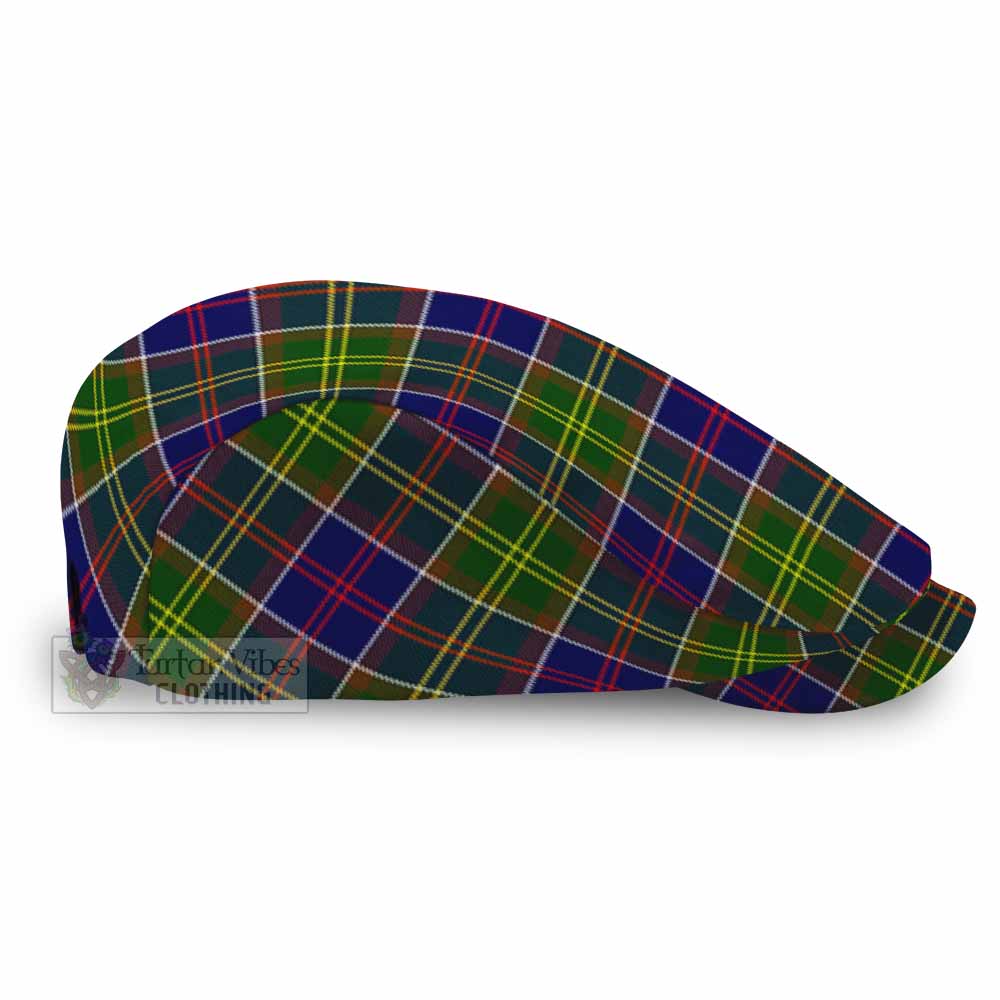Whitefoord Tartan Jeff Cap, Tartan Flat Cap
