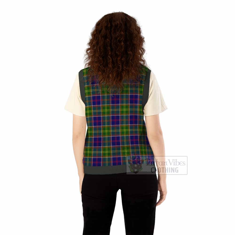 Whitefoord Tartan Knitted V-Neck Vest - Tartan Vibes Clothing