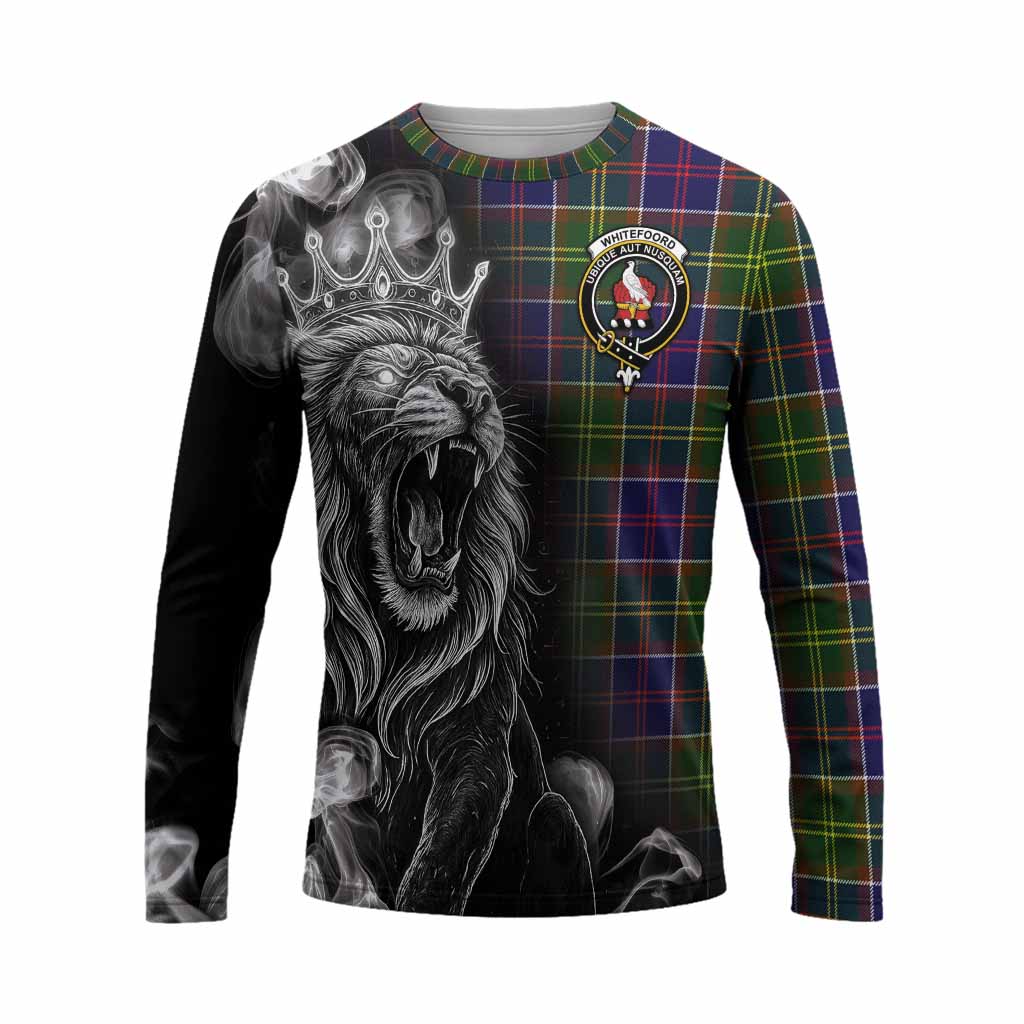 Whitefoord Tartan Long Sleeve T-Shirt Roaring Lion Heritage