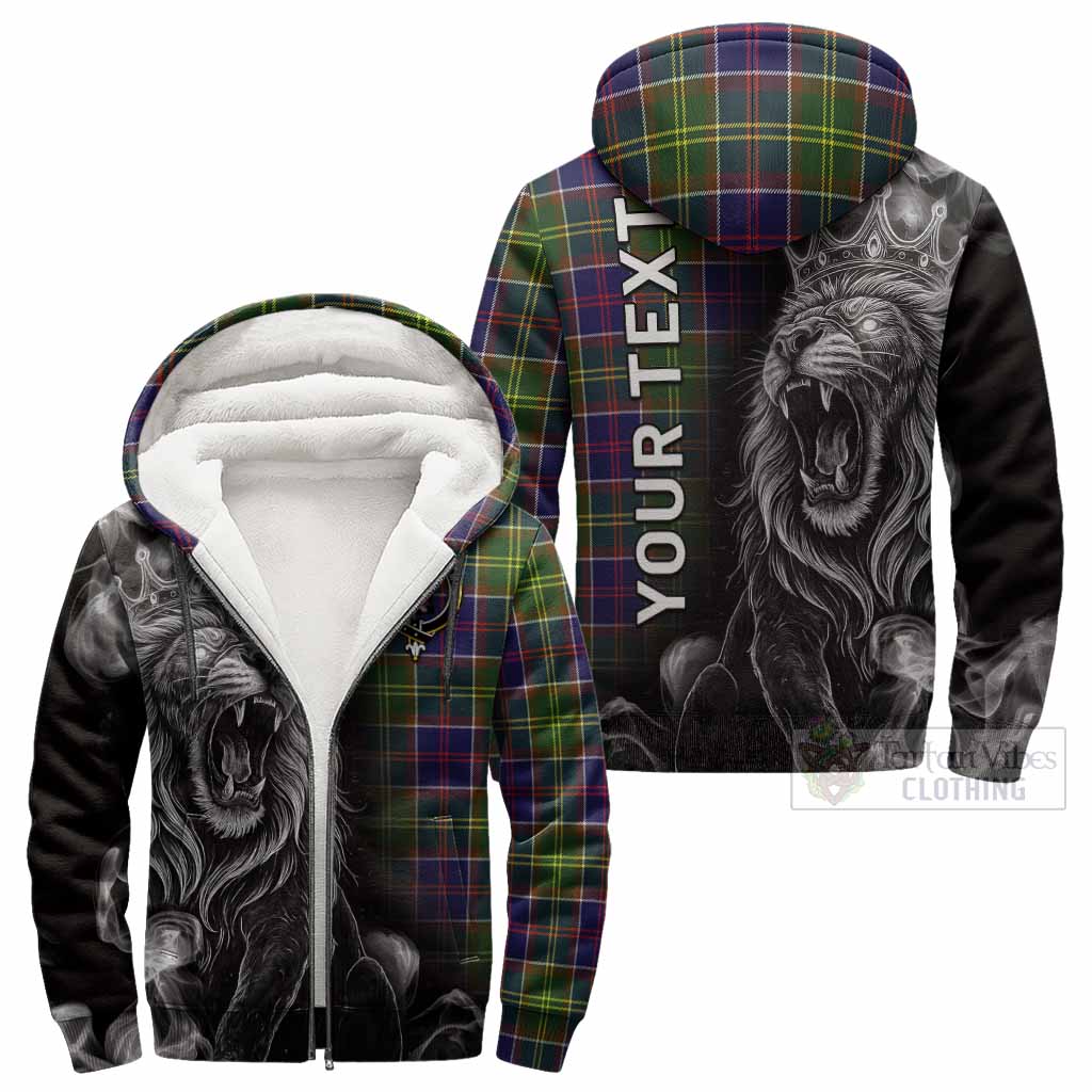 Whitefoord Tartan Sherpa Hoodie Roaring Lion Heritage