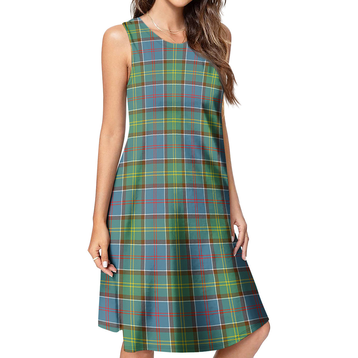 Whitelaw Tartan Womens Casual Dresses 4XL - Tartan Vibes Clothing