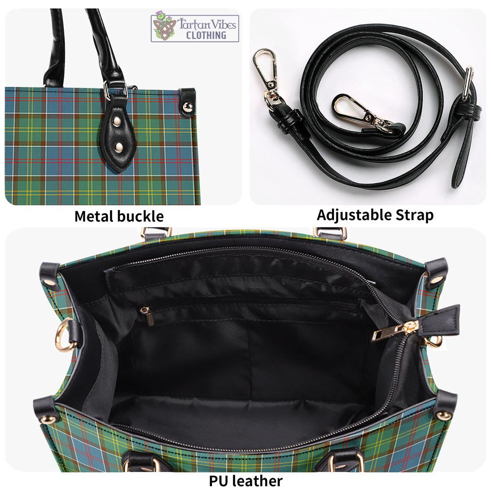 Whitelaw Tartan Luxury Leather Handbags - Tartan Vibes Clothing