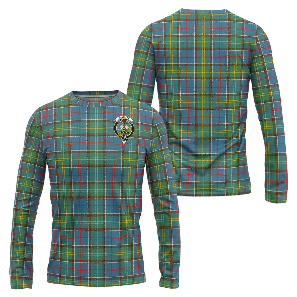 Whitelaw Tartan Long Sleeve T-Shirt with Family Crest Unisex - Tartan Vibes Clothing