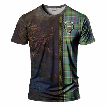 Whitelaw Tartan Family Crest T-Shirt Alba Gu Brath Be Brave Lion Ancient Style