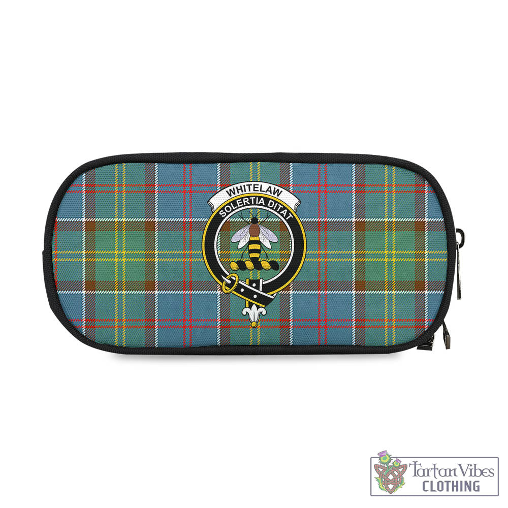 Whitelaw Tartan Pen and Pencil Case with Family Crest One Size 4.13*8.74 inch - Tartan Vibes Clothing