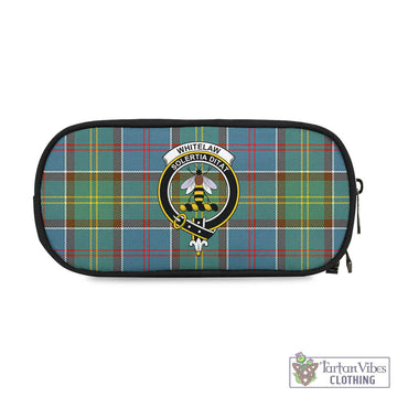 Whitelaw Tartan Pen and Pencil Case with Family Crest One Size 4.13*8.74 inch - Tartan Vibes Clothing