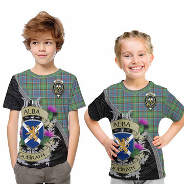 Whitelaw Tartan Family Crest Kid T-Shirt Lion Rampant Royal Thistle Shield Celtic Inspired Youth XL Size14 - Tartan Vibes Clothing