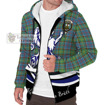 Whitelaw Tartan Sherpa Hoodie with Alba Gu Brath Regal Lion Emblem Unisex S - Tartan Vibes Clothing