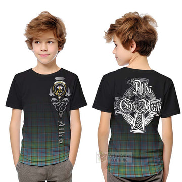 Whitelaw Tartan Kid T-Shirt Featuring Alba Gu Brath Family Crest Celtic Inspired Youth XL Size14 - Tartan Vibes Clothing
