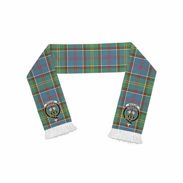 Tartan Vibes Clothing Whitelaw Tartan Ruffneck Scarf with Family Crest