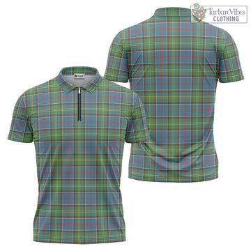 Whitelaw Tartan Zipper Polo Shirt Unisex - Tartan Vibes Clothing