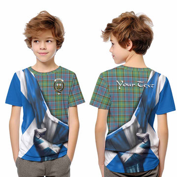 Whitelaw Tartan Kid T-Shirt with Family Crest Scotland Patriotic Style Youth XL Size14 - Tartan Vibes Clothing
