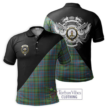 Whitelaw Tartan Polo Shirt with Family Crest and Military Logo Style Kid - Tartan Vibes Clothing