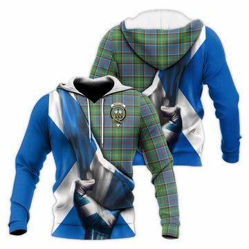 Whitelaw Tartan Knitted Hoodie with Family Crest Scotland Patriotic Style Unisex Knitted Pullover Hoodie - Tartan Vibes Clothing