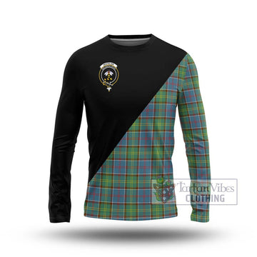 Whitelaw Tartan Long Sleeve T-Shirt with Family Crest and Military Logo Style Unisex - Tartan Vibes Clothing