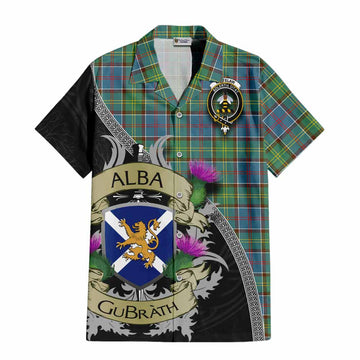 Whitelaw Tartan Family Crest Hawaiian Shirt Lion Rampant Royal Thistle Shield Celtic Inspired Kid - Tartan Vibes Clothing