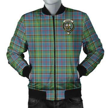 Whitelaw Tartan Bomber Jacket with Family Crest Unisex - Tartan Vibes Clothing