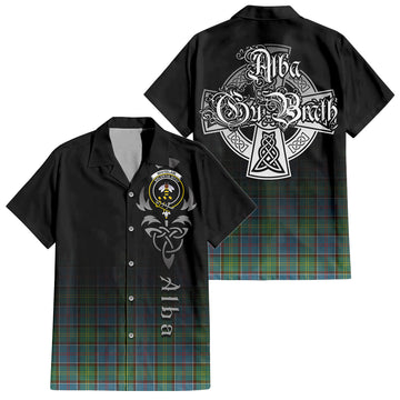 Whitelaw Tartan Hawaiian Shirt Shirt Featuring Alba Gu Brath Family Crest Celtic Inspired Kid - Tartan Vibes Clothing