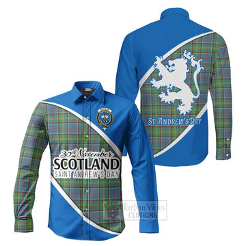 Whitelaw Family Crest Tartan Long Sleeve Button Shirt Celebrate Saint Andrew's Day in Style Men's Shirt S - Tartan Vibes Clothing