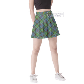 Whitelaw Tartan Women's Plated Mini Skirt