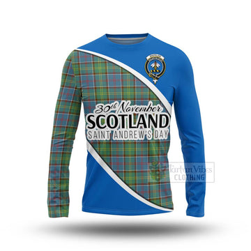 Whitelaw Family Crest Tartan Long Sleeve T-Shirt Celebrate Saint Andrew's Day in Style Unisex - Tartan Vibes Clothing