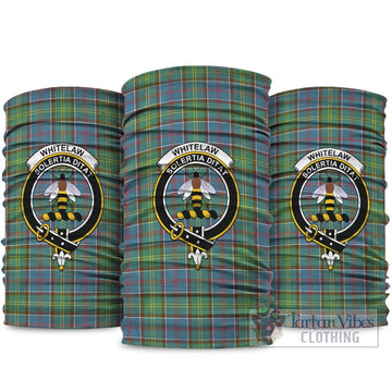 Whitelaw Tartan Neck Gaiters, Tartan Bandanas, Tartan Head Band with Family Crest