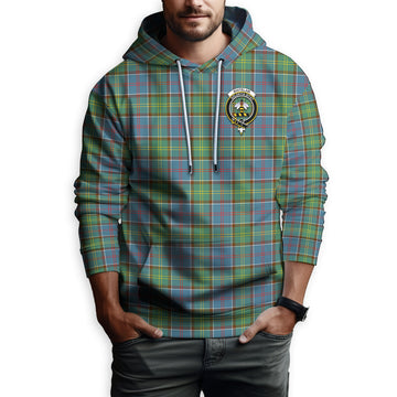 Whitelaw Tartan Hoodie with Family Crest