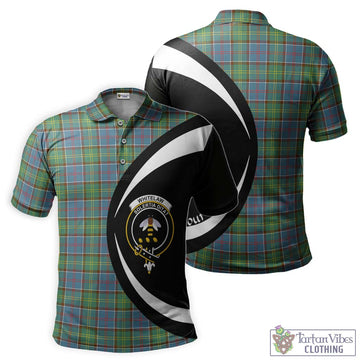 Whitelaw Tartan Men's Polo Shirt with Family Crest Circle Style Kid - Tartan Vibes Clothing