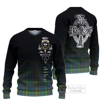 Whitelaw Tartan Ugly Sweater Featuring Alba Gu Brath Family Crest Celtic Inspired Unisex - Tartan Vibes Clothing