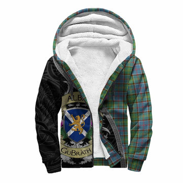 Whitelaw Tartan Family Crest Sherpa Hoodie Lion Rampant Royal Thistle Shield Celtic Inspired Unisex S - Tartan Vibes Clothing