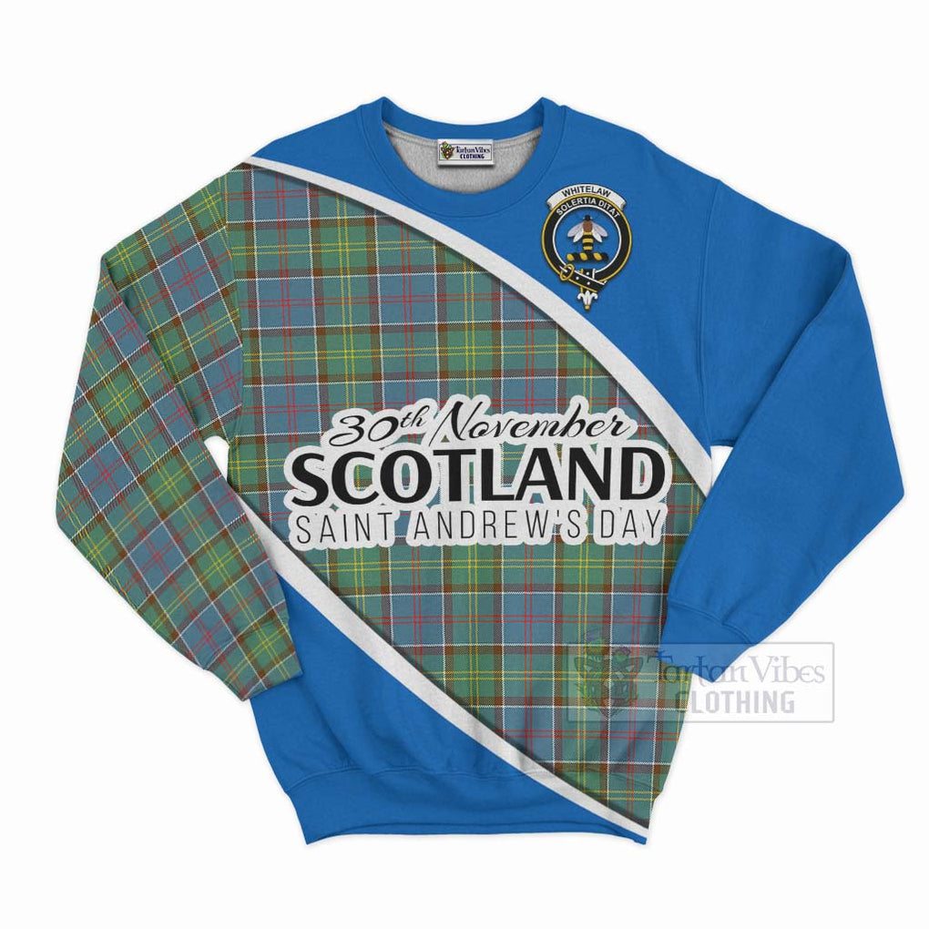 Whitelaw Family Crest Tartan Sweatshirt Celebrate Saint Andrew's Day in Style Unisex - Tartan Vibes Clothing