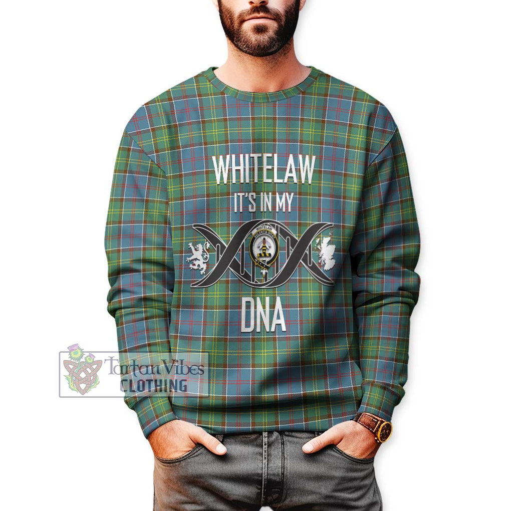Whitelaw Tartan Sweatshirt with Family Crest DNA In Me Style Unisex - Tartan Vibes Clothing