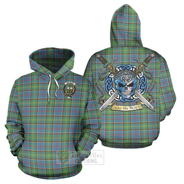 Whitelaw Tartan Hoodie with Family Crest Celtic Skull Style Zip Hoodie - Tartan Vibes Clothing