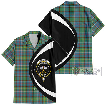 Whitelaw Tartan Hawaiian Shirt with Family Crest Circle Style Kid - Tartan Vibes Clothing